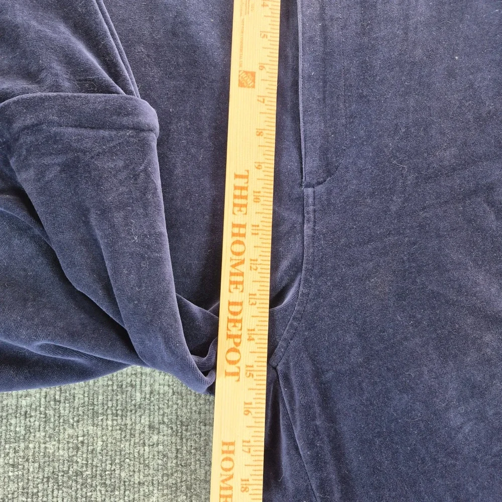 Snoop 213 Convertible Pants Velour Zip Off XL Navy‎ Blue Mens